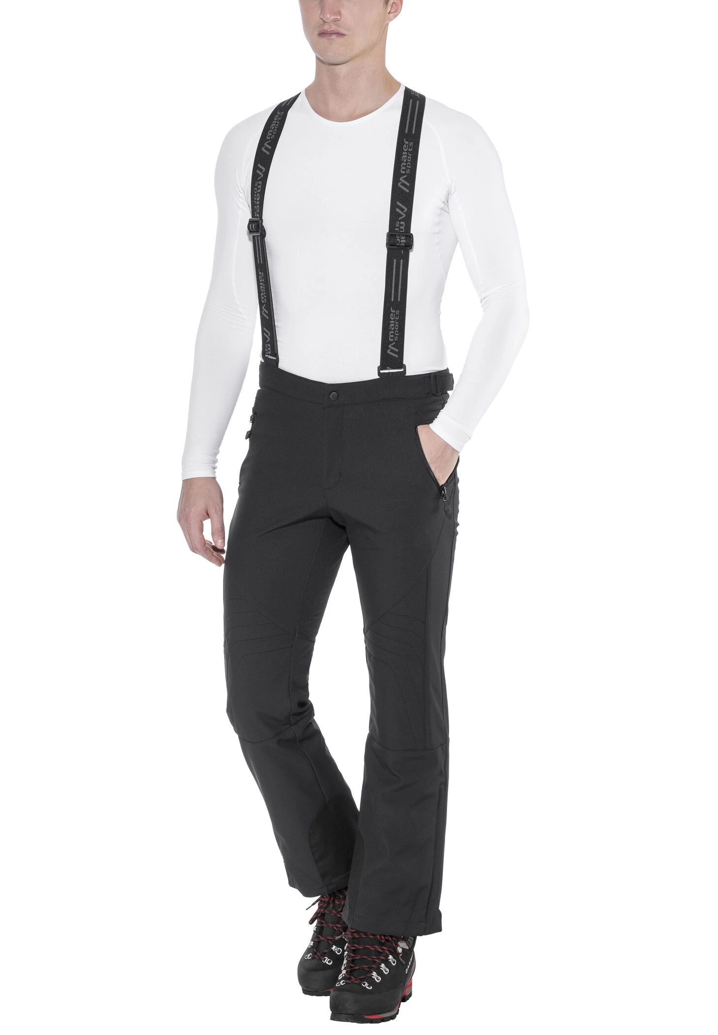 Maier Sports Lothar 2 Pantalon de ski Softshell Homme, noir 3 Maier Sports Lothar 2 Pantalon de ski Softshell Homme, noir