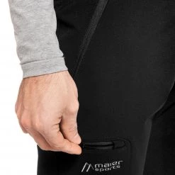 Maier Sports Norit Winter Pantalon Homme, noir -Pantalons Homme Soldes maier sports norit winter pants men black 4