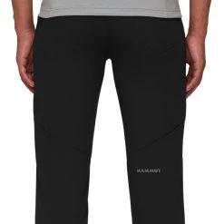 Mammut Runbold Guide Pantalon Softshell Homme, noir -Pantalons Homme Soldes mammut runbold guide so pants men black 3 1
