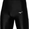 Mizuno Core Mid Tights Men, noir -Pantalons Homme Soldes mizuno core mid tights men black 1
