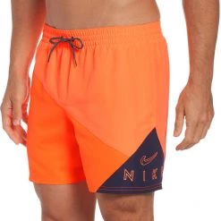 Nike Swim Logo 5" Volley Shorts Men, violet/bleu