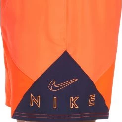 Nike Swim Logo 5" Volley Shorts Men, rose/orange -Pantalons Homme Soldes nike swim logo 5 volley shorts men midnight navy 4 1
