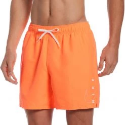 Nike Swim Swoosh Break 5" Volley Shorts Men, orange