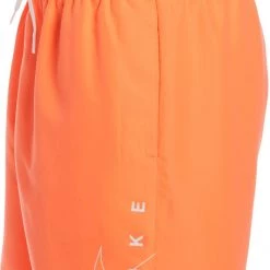 Nike Swim Swoosh Break 5" Volley Shorts Men, rouge -Pantalons Homme Soldes nike swim swoosh break 5 volley shorts men atomic orange 3
