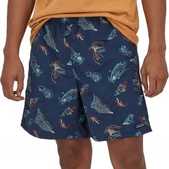 Patagonia Baggies Lights Short 7" Homme, bleu 7 Patagonia Baggies Lights Short 7" Homme, bleu -Pantalons Homme Soldes patagonia baggies lights shorts 7 men clean currents tidepool blue 2