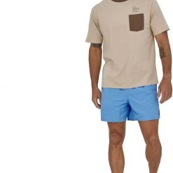 Patagonia Baggies Short 5" Homme, orange -Pantalons Homme Soldes patagonia baggies shorts 5 men clean currents patch lago blue 4