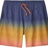 Patagonia Hydropeak Volley Shorts 16" Men, bleu/orange -Pantalons Homme Soldes patagonia hydropeak volley shorts 16 men cosmic gradients tigerlily orange 1