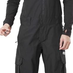 Picture Charles Cuissard à bretelles Homme, noir -Pantalons Homme Soldes picture charles bib pants men black 4