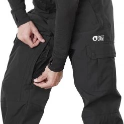 Picture Charles Cuissard à bretelles Homme, noir -Pantalons Homme Soldes picture charles bib pants men black 5