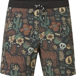 Picture Piau 15" Boardshorts Men, noir/blanc
