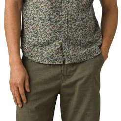 Prana Furrow Short Homme, olive -Pantalons Homme Soldes prana furrow shorts men cargo green 4