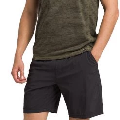 Prana Heiro Short 8" Inseam Homme, noir -Pantalons Homme Soldes prana heiro shorts 8 inseam men black 5