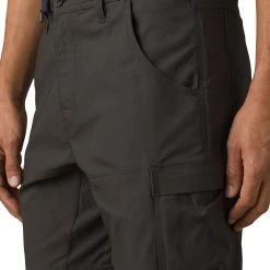 Prana Stretch Zion II Short Homme, gris -Pantalons Homme Soldes prana stretch zion ii shorts men dark iron 4