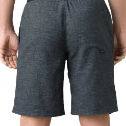 Prana Vaha Short Homme, gris -Pantalons Homme Soldes prana vaha shorts men black 3