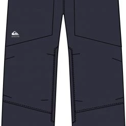 Quiksilver Boundry Pantalon De Snowboard Homme, noir -Pantalons Homme Soldes quiksilver boundry snowboard pants men navy blazer 3