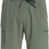 Quiksilver Elastic Cargo 19 Short Amphibien Homme, olive -Pantalons Homme Soldes quiksilver elastic cargo 19 amphibian shorts men thyme 1