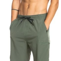Quiksilver Elastic Cargo 19 Short Amphibien Homme, olive -Pantalons Homme Soldes quiksilver elastic cargo 19 amphibian shorts men thyme 4