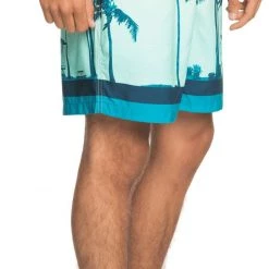 Quiksilver Paradise Volley 17 Shorts Men, Multicolore -Pantalons Homme Soldes quiksilver paradise volley 17 shorts men charlock 3