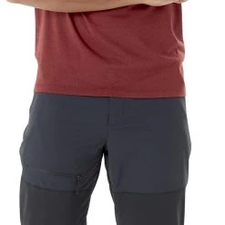 Rab Torque Pantalon de montagne Homme, noir/gris -Pantalons Homme Soldes rab torque mountain pants men beluga black 3