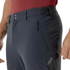 Rab Torque Pantalon de montagne Homme, noir/gris -Pantalons Homme Soldes rab torque mountain pants men beluga black 5
