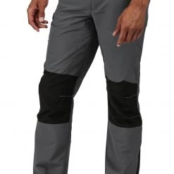 Regatta Sungari II Pantalon Homme, gris/noir -Pantalons Homme Soldes regatta sungari ii trousers men magnet black 5