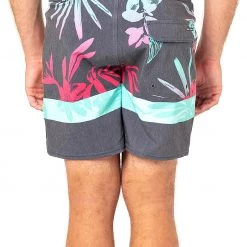 Rip Curl Mirage Retro Jungle Shorts Men, gris/Multicolore -Pantalons Homme Soldes rip curl mirage retro jungle shorts men black 3