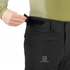 Salomon Brillant Pantalon Homme, gris -Pantalons Homme Soldes salomon brillant pants men black 5