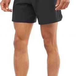Salomon Cross 7" Shorts NO Liner Men, turquoise/gris -Pantalons Homme Soldes salomon cross 7 shorts no men black 2