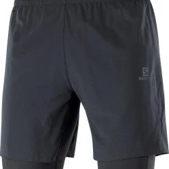 Salomon Cross Twinskin Shorts Men, noir