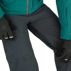 Salomon Untracked Pantalon Homme, gris -Pantalons Homme Soldes salomon untracked pants men black ebony heather 4 2