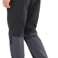 Salomon Wayfarer Secure Pantalon Homme, gris/noir -Pantalons Homme Soldes salomon wayfarer secure pants men ebony black 4