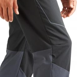 Salomon Wayfarer Secure Pantalon Homme, gris/noir -Pantalons Homme Soldes salomon wayfarer secure pants men ebony black 6