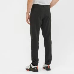 Salomon Wayfarer Pantalon fuselé Homme, noir -Pantalons Homme Soldes salomon wayfarer tapered pants men black 5