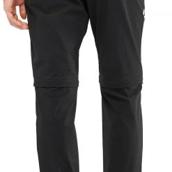 Salomon Wayfarer Pantalon à fermeture éclair Homme, vert -Pantalons Homme Soldes salomon wayfarer zip off pants men black 3