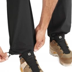 Salomon Wayfarer Pantalon à fermeture éclair Homme, vert -Pantalons Homme Soldes salomon wayfarer zip off pants men black 6