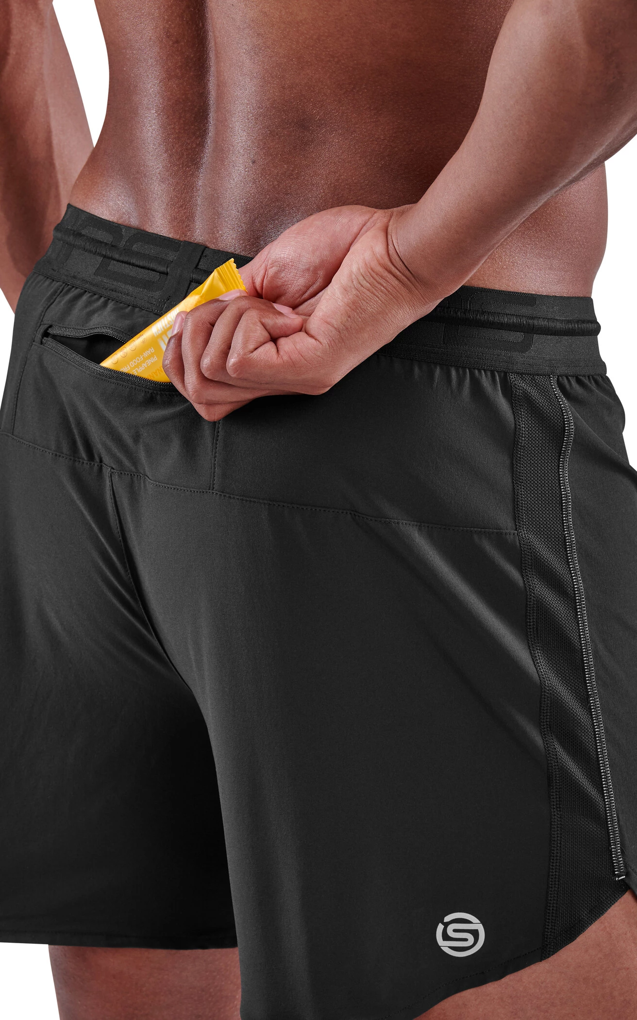 Skins Series-3 Run Shorts Men, noir 8 Skins Series-3 Run Shorts Men, noir - Image 6