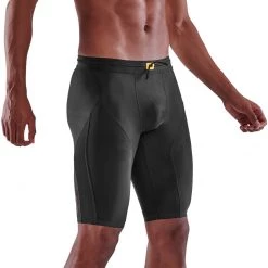 Skins Series-5 Short Collant Homme, bleu -Pantalons Homme Soldes skins series 5 half tights men black 4 2