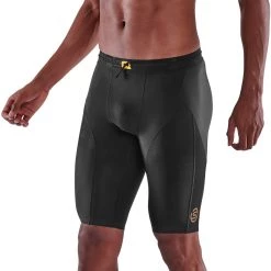 Skins Series-5 Short Collant Homme, bleu -Pantalons Homme Soldes skins series 5 half tights men black 5 2