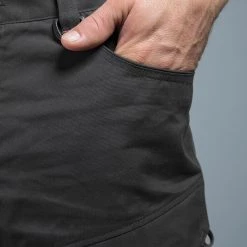 Tatonka Trekking Pantacourt 3/4 Homme, gris -Pantalons Homme Soldes tatonka trekking 3 4 shorts men dark grey 4