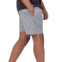 Tentree Joshua Hemp Short Homme, gris -Pantalons Homme Soldes tentree joshua hemp shorts men granite grey 3