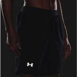 Under Armour Launch SW 2-In-1 7'' Shorts Men, gris/noir -Pantalons Homme Soldes under armour launch sw 2 in 1 7 shorts men black black 6