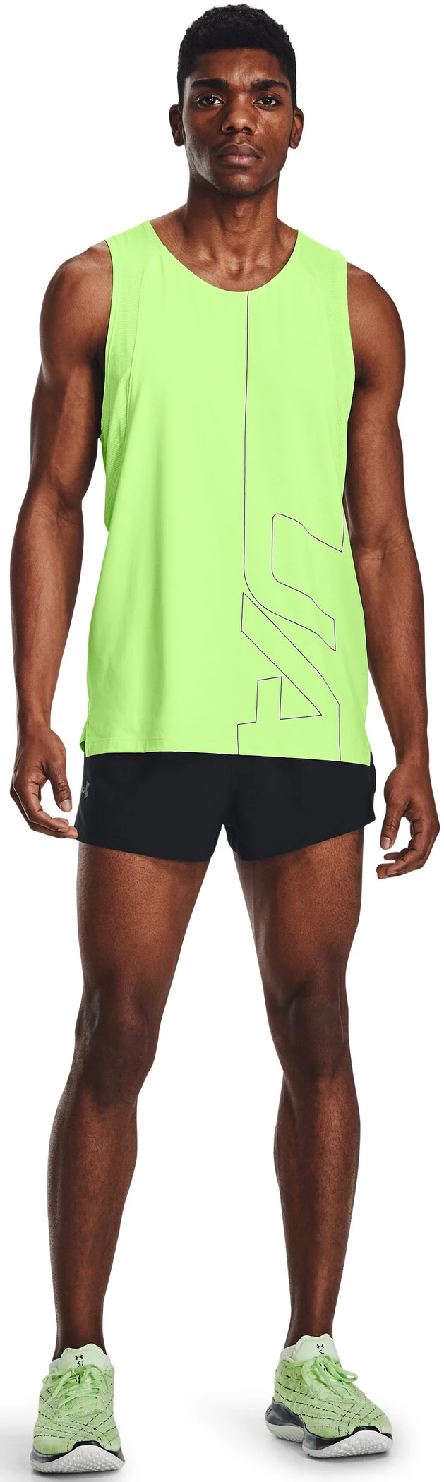 Under Armour Launch SW Split Shorts Men, noir 7 Under Armour Launch SW Split Shorts Men, noir - Image 5