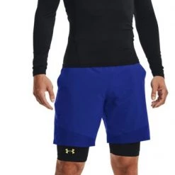 Under Armour Rush HeatGear 2.0 Long Shorts Men, olive -Pantalons Homme Soldes under armour rush heatgear 20 long shorts men black 5 1