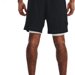 Under Armour Vanish Woven 2-In-1 Shorts Men, noir -Pantalons Homme Soldes under armour vanish woven 2 in 1 shorts men black white 5