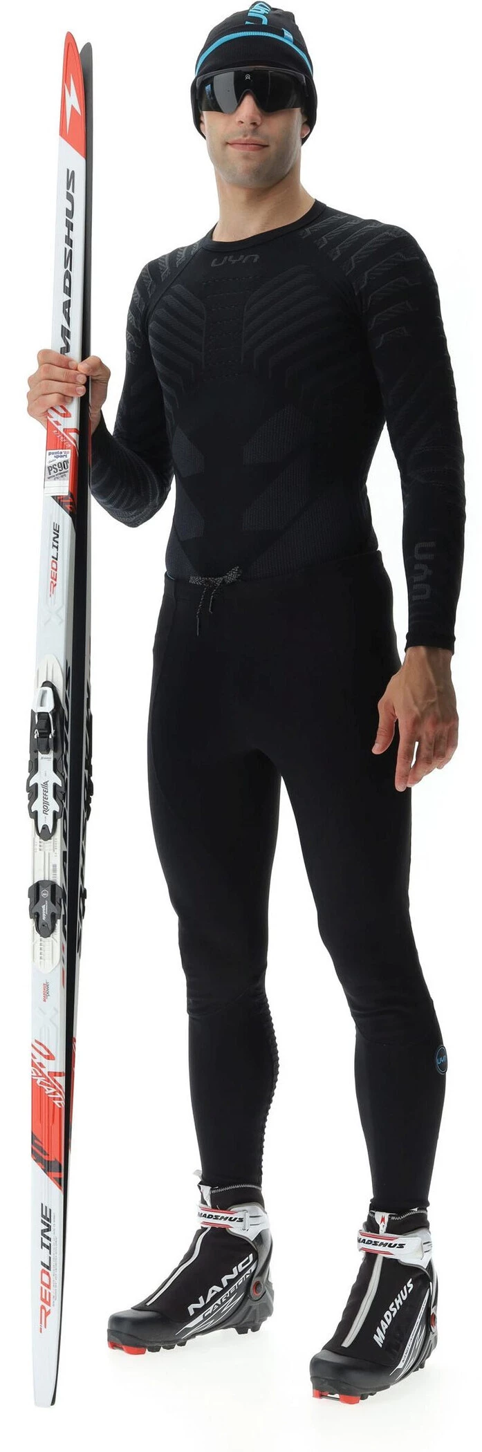 UYN Cross Country Pantalon de ski Buffercone Homme, noir 6 UYN Cross Country Pantalon de ski Buffercone Homme, noir - Image 4