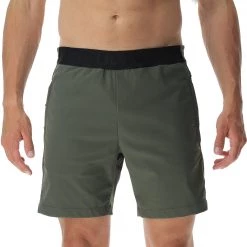 UYN Crossover Short stretch Homme, olive/noir