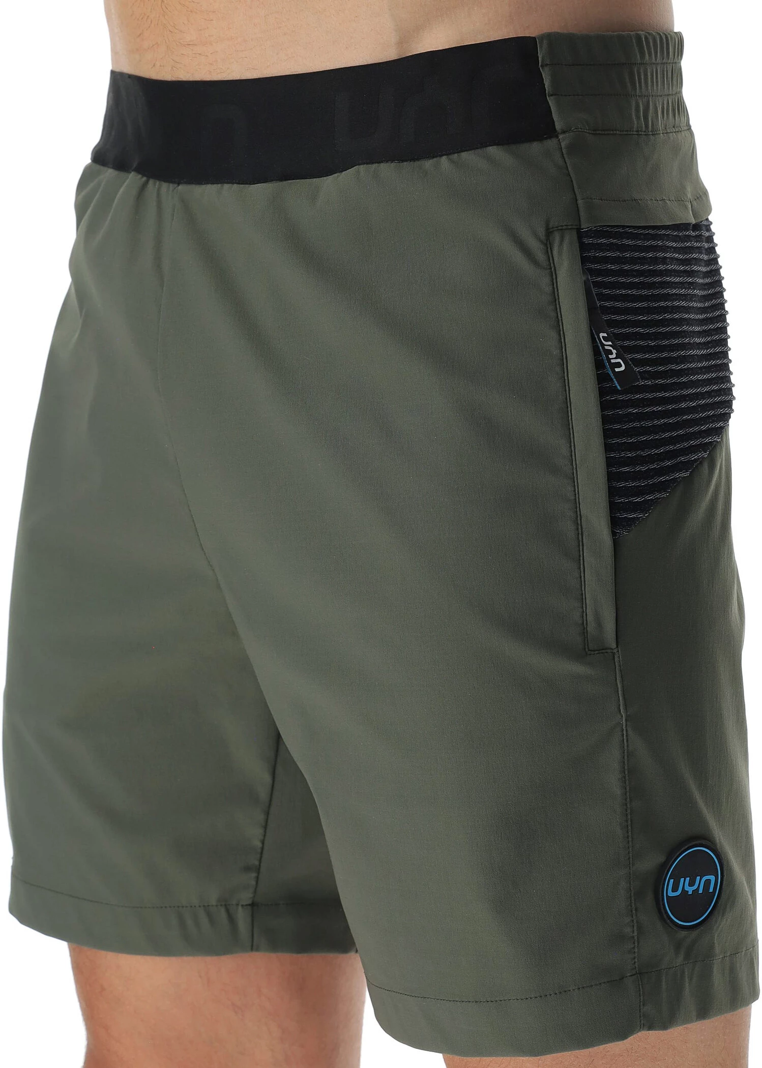 UYN Crossover Short stretch Homme, olive/noir 6 UYN Crossover Short stretch Homme, olive/noir - Image 4
