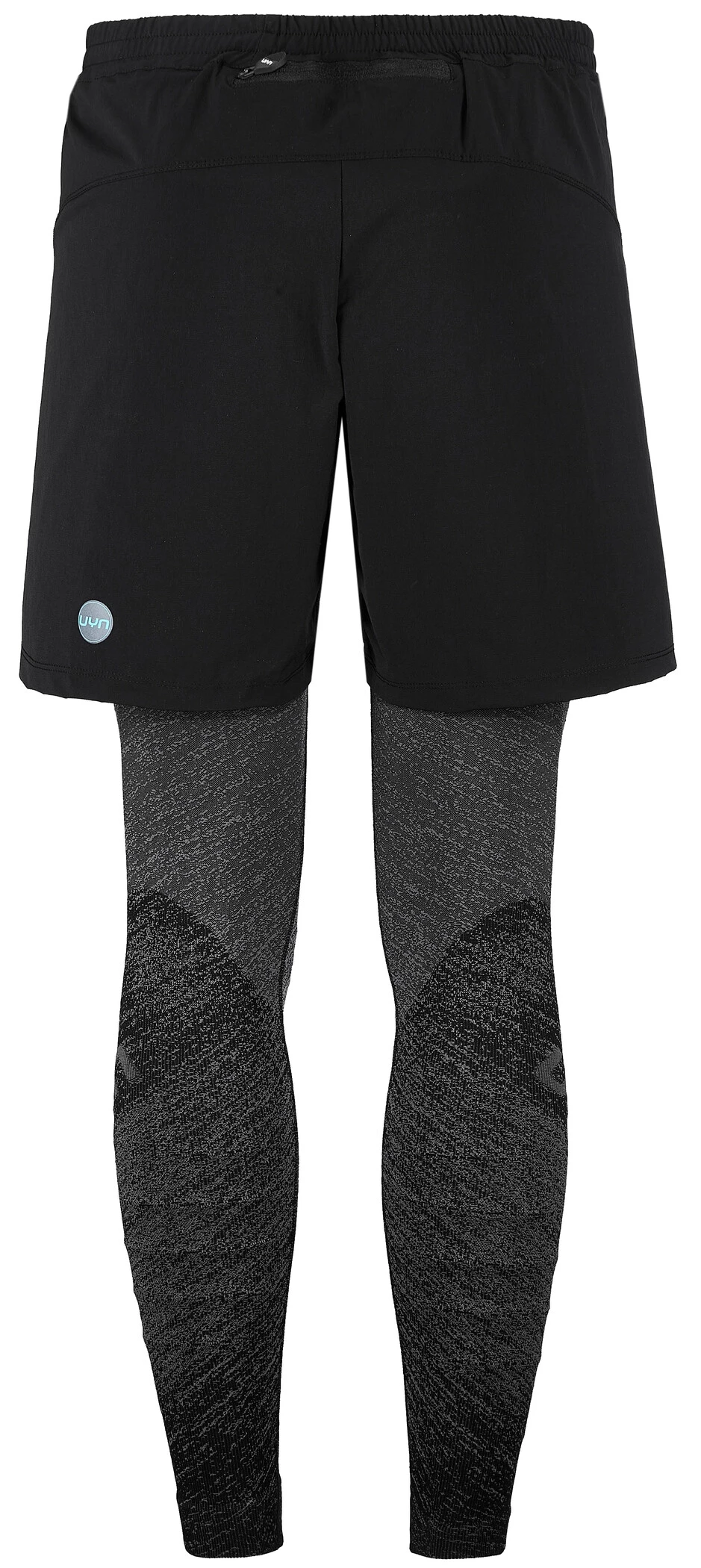 UYN Exceleration Shorts 2 En 1 Homme, noir 4 UYN Exceleration Shorts 2 En 1 Homme, noir - Image 2