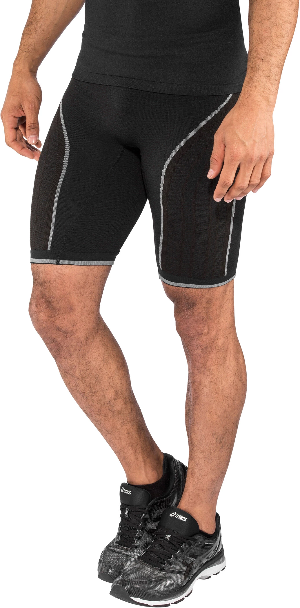UYN Running Alpha OW Short Homme, noir/gris 4 UYN Running Alpha OW Short Homme, noir/gris - Image 2