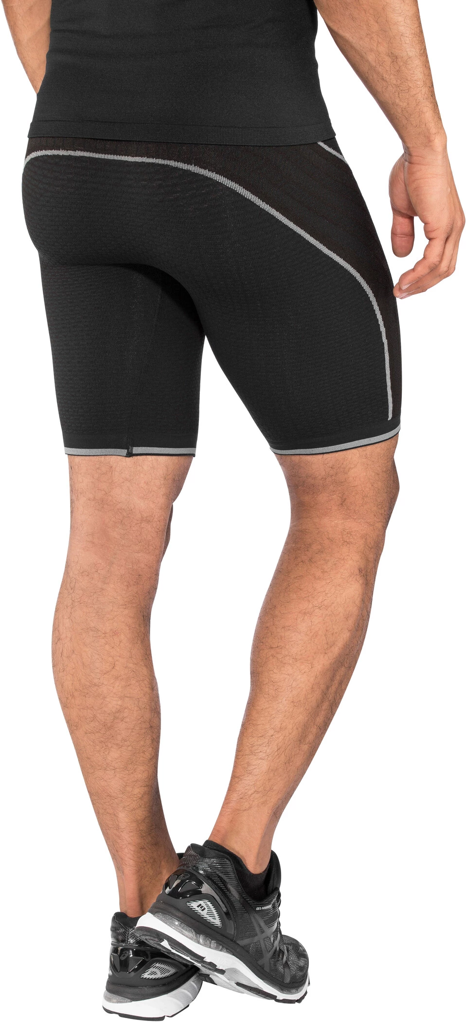 UYN Running Alpha OW Short Homme, noir/gris 5 UYN Running Alpha OW Short Homme, noir/gris - Image 3